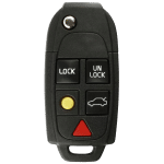 Volvo 5 Button Remote Flip Key Fcc LQNP2T-APU Pn 8688799 (K&S)