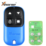 Xhorse Garage Remote Key 4 Buttons Blue XKXH04EN