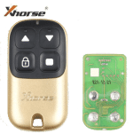 Xhorse Garage Remote Key 4 Buttons Golden XKXH05EN