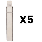 Xhorse Keydiy Key Blade VA2 (#58) Pack Of 5