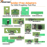 Xhorse Solder Free Adapters Kit Package For Mini Prog & Key Tool Plus
