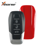 Xhorse Universal Remote Key 3 Button for VVDI Key Tool Red Back Cover XKFEF1EN