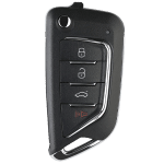 Xhorse Universal Wire Remote Key Cadillac Style 4 Button Flip Pn XKCD02EN