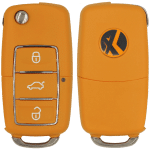 Xhorse Volkswagen Type 3 Button Wired Universal Remote Flip Key Pn XKB505EN