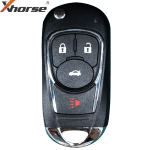 Xhorse Vvdi Buick Style Universal Remote Flip Key 4 Button Wired Pn XKBU02EN