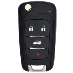 Xhorse Vvdi Gm Flip Key Type universal Remote Key 4 Button Wireless Pn XNBU01EN