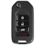 Xhorse Vvdi Honda Type Universal Remote Flip Key 4 Button Wired Pn XKHO01EN