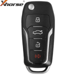 Xhorse Vvdi Super Remote Ford Type Universal Remote Flip Key 4 Button With Super Chip Pn XEFO01EN