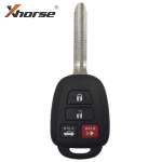 Xhorse Wire Universal Remote Key for Toyota Style Flat 4 Buttons XKTO06EN