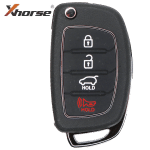 Xhorse Wireless Universal Remote Key for Hyundai Style Flip 4 Buttons XNHY03EN