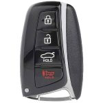 2000-2016 Hyundai Genesis 4-Button Smart Key Fob FCC SY5DHFNA433 Part number 95440-B1200 95440B1200 95440-B1200BLH 95440-B1200-BLH 95440-B1210 95440B1210 (AFTERMARKET)