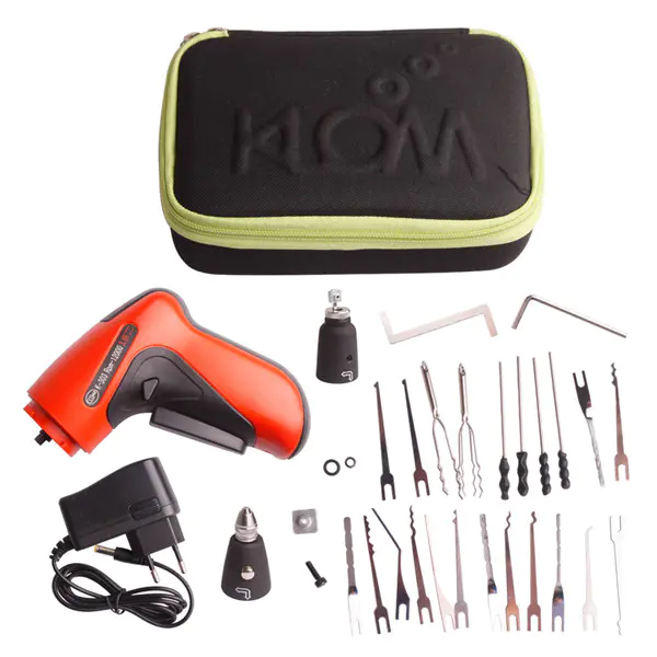 KLOM Electric Pick Gun with Carry Case & Tools