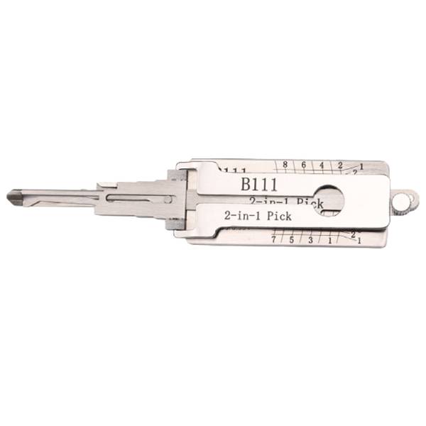 Lishi B111 B106 GM Z Keyway Warded 2 In 1 Pick Door Trunk Anti Glare