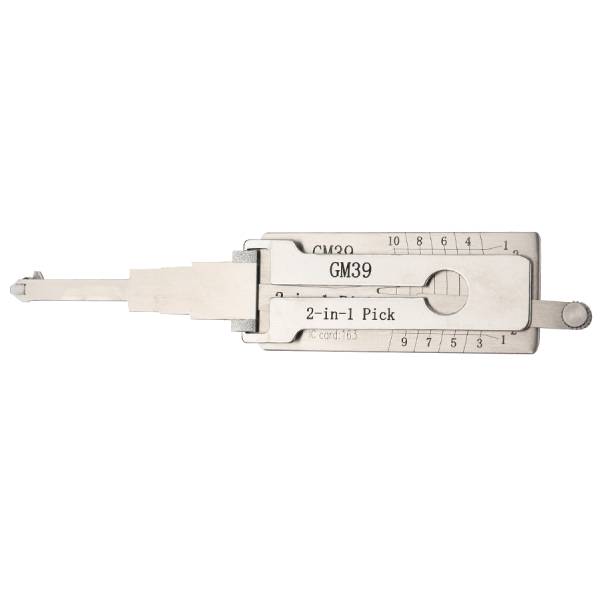 Lishi GM39 B86 B102 GM 10 Cut 2 In 1 Pick Door Trunk Anti Glare