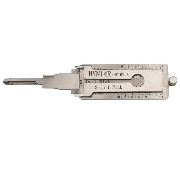 Lishi HYN14R HY15 Hyundai 2 In 1 Pick Door Trunk Anti Glare