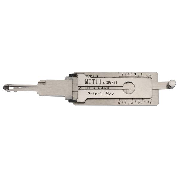 Lishi MIT11 MIT3 8 Cut Mitsubishi 2 In 1 Pick Door Trunk Anti Glare