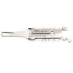 Lishi HY22 KIA7 KK10 2 Track 6 Cut Hyundai Kia 2 In 1 Pick Ignition Door Trunk Anti Glare