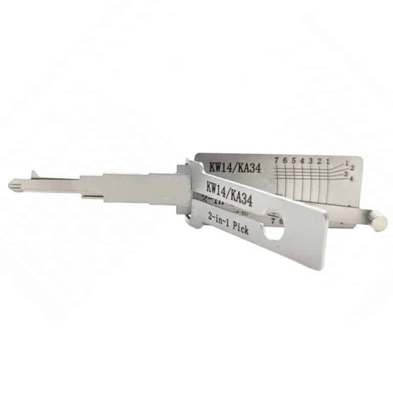 Lishi KW14KA34 2 in 1 Pick & Decoder - Anti Glare
